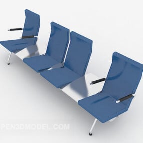 Lounge Chair im Wartesaal 3D-Modell