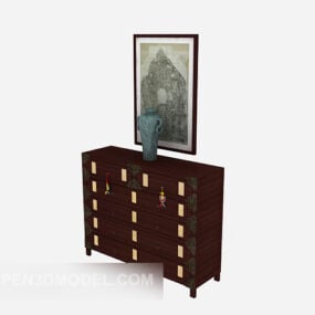 Chinese-style Occult Cabinet 3d model
