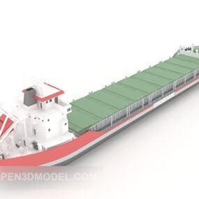 3д модель транспортного тяжелого грузового корабля