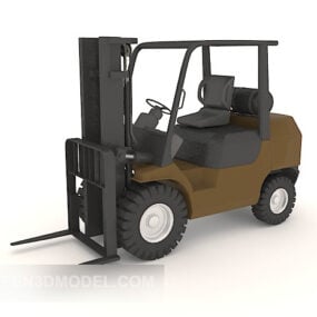 3д модель разгрузочного грузового погрузчика