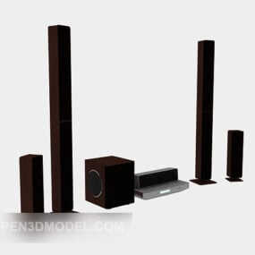 Multimedia Speakers System 3d model