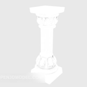 Lotus Ancient Column 3d-modell