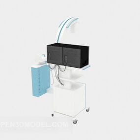 Mueble de cocina con purificador de agua modelo 3d