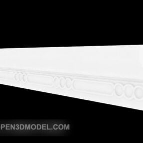 Model 3d Molding Corner Putih