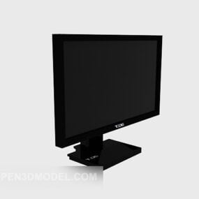 LCD z aplikacją internetową Youtube Model 3D