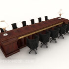 Conference Table Chair Furniture Set