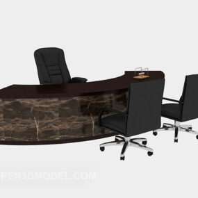 Advanced Desk And Chairs 3d model