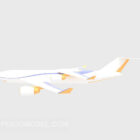 Modello 3d di aereo