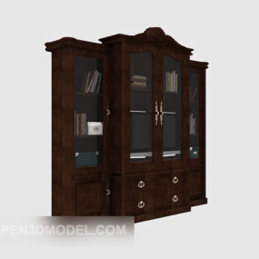 American Exquisite Bookcase 3d model