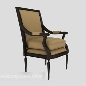 Americká rodinná židle pro volný čas 3D model
