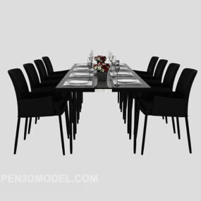 American Home Table 3d-modell