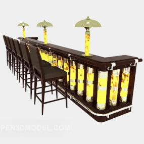 American Luxury Bar 3D-malli