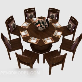 Amerikansk Practical Table 3d-modell