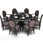 American Traditional Round Home Table