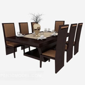 American Traditional Table 3d model