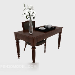 American Home Personal Desk 3d-modell