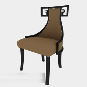 3д модель американского домашнего стула-стола