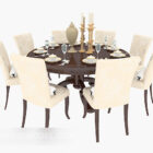 American Luxury Home Dining Table