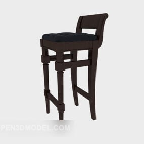 American Minimalist High Chair 3d model