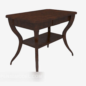 Amerikkalainen minimalistinen sivupöytä 3d-malli