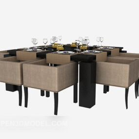 3д модель американского минималистского стола