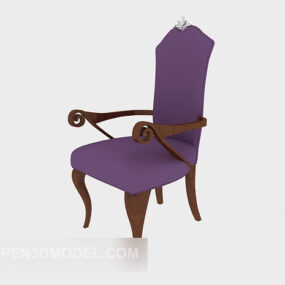 3D model domácí židle American Purple