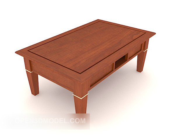 שולחן קפה ספה אמריקאי מעץ מהגוני