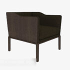 American Solid Wood Sofa Chair