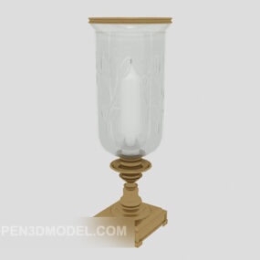 American Style Candlestick Lamp 3d model