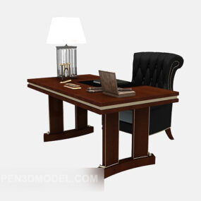 American Style Desk 3d model