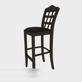 صندلی بلند آمریکایی مدل سه بعدی