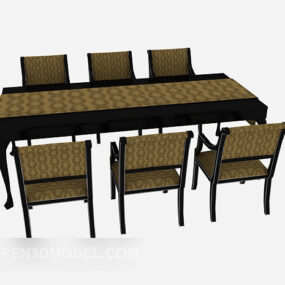 American Table Chair Sets 3d model