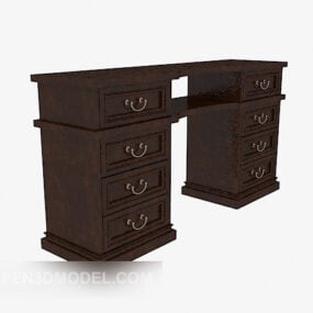 American Traditional Entrance Hall Cabinet 3d model