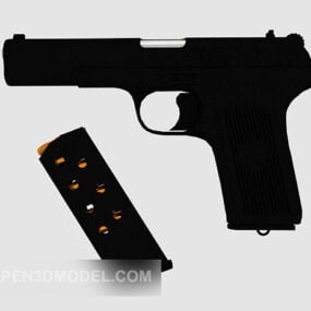 Lowpoly Pistol Gun V1 3d model