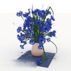 Art flower arrangement 3d model