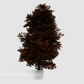 Park herfstboom 3D-model