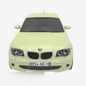 Modelo 3d do carro verde BMW