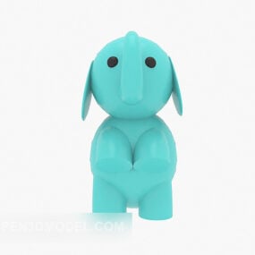小象毛绒玩具3d模型