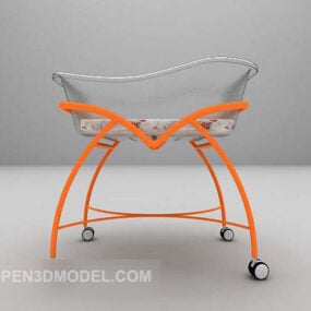 3D-Modell eines Kinderwagens aus Eisen