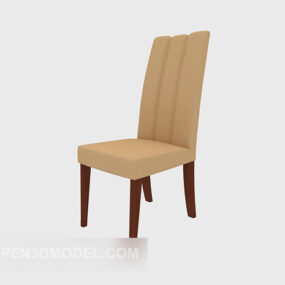 3d модель обіднього стільця спинка до спинки
