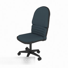 3d модель офісного інвалідного крісла, розташованого спиною до спини
