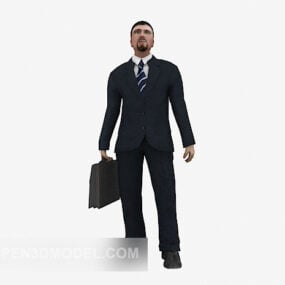 Bag Men Character 3d model
