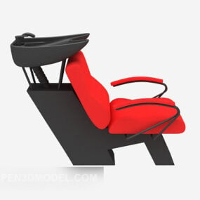 كرسي الحلاقة الخاص بالشامبو نموذج ثلاثي الأبعاد