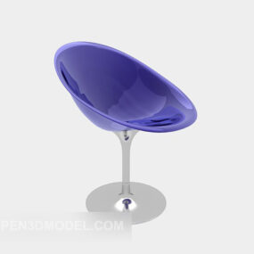 Barbershop Lounge Chair 3d model