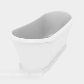 Bathtub White Stone 3d model