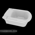 Piscine de nettoyage de salle de bain modèle 3D