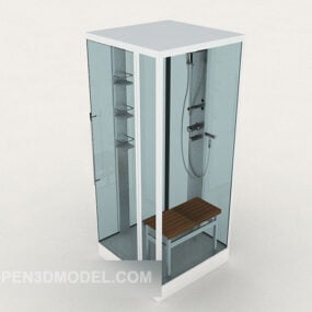 حمام، طراحی اتاق خنک کننده مدل سه بعدی