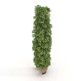 Beautiful Potted Tree 3d model