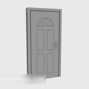 Bedroom Door Wooden 3d model