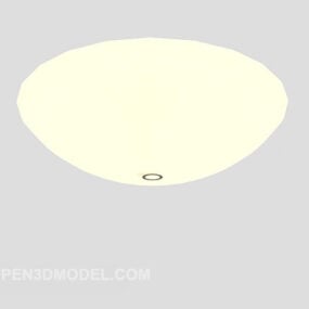 Lampada da soffitto per camera da letto con paralume rotondo Modello 3d